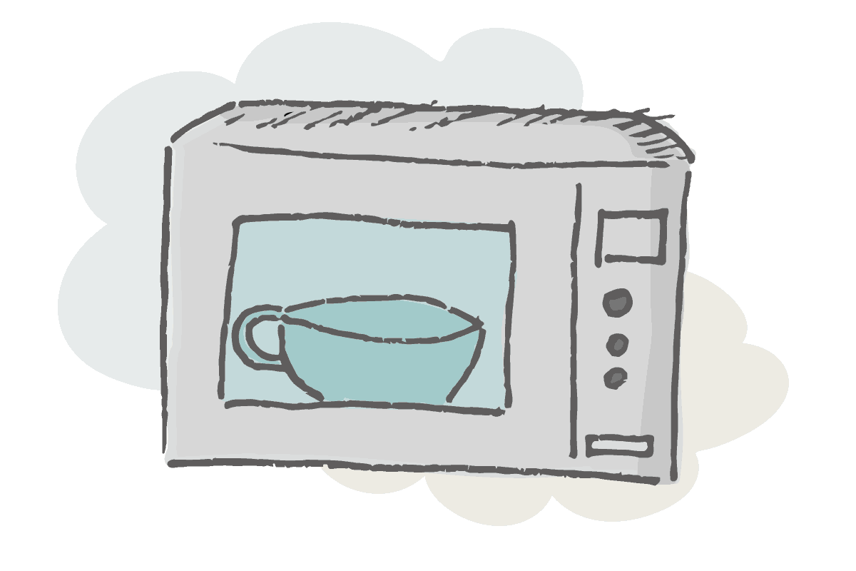 Mikrowelle Dampfgarer